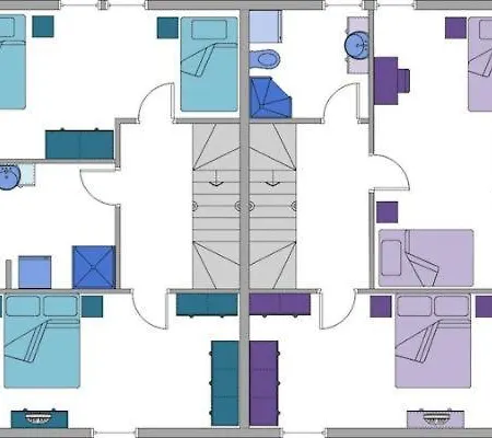Nyaraló Doppelhaushaelfte Diek Twilling 4 Böhl